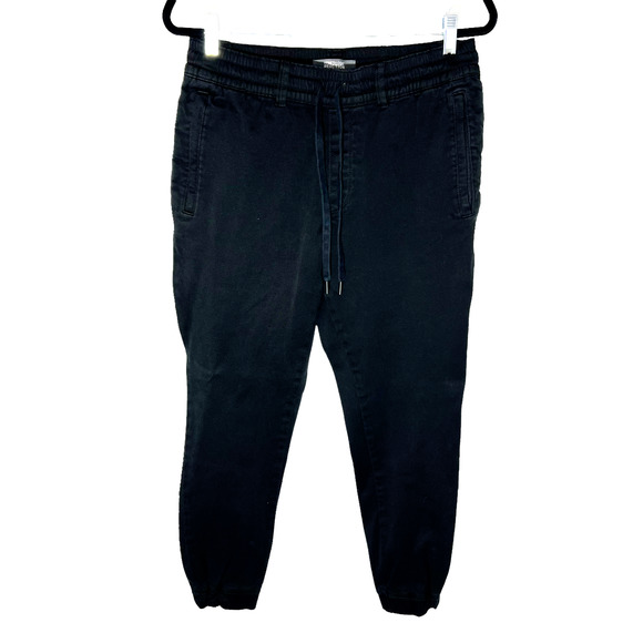 Kenneth Cole Reaction Other - Kenneth Cole Reaction Mens Size Medium Black Jogger Style Twill Pants Drawstring